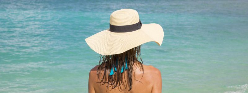 Woman at the beach